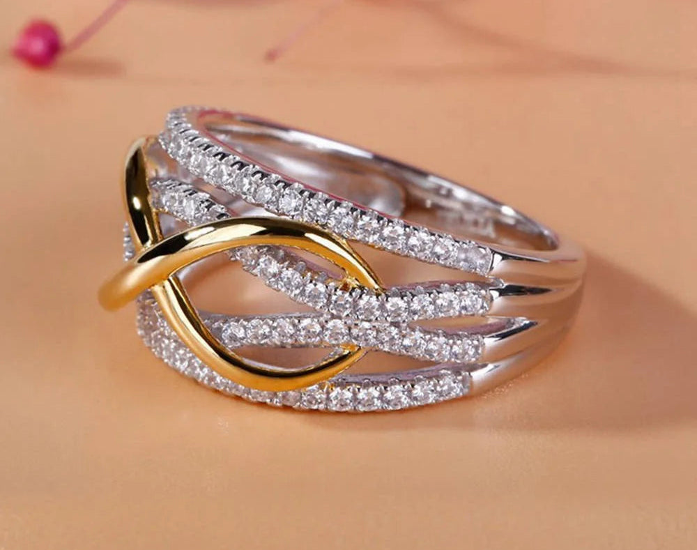 Infinity Love Sterling Silver Ring