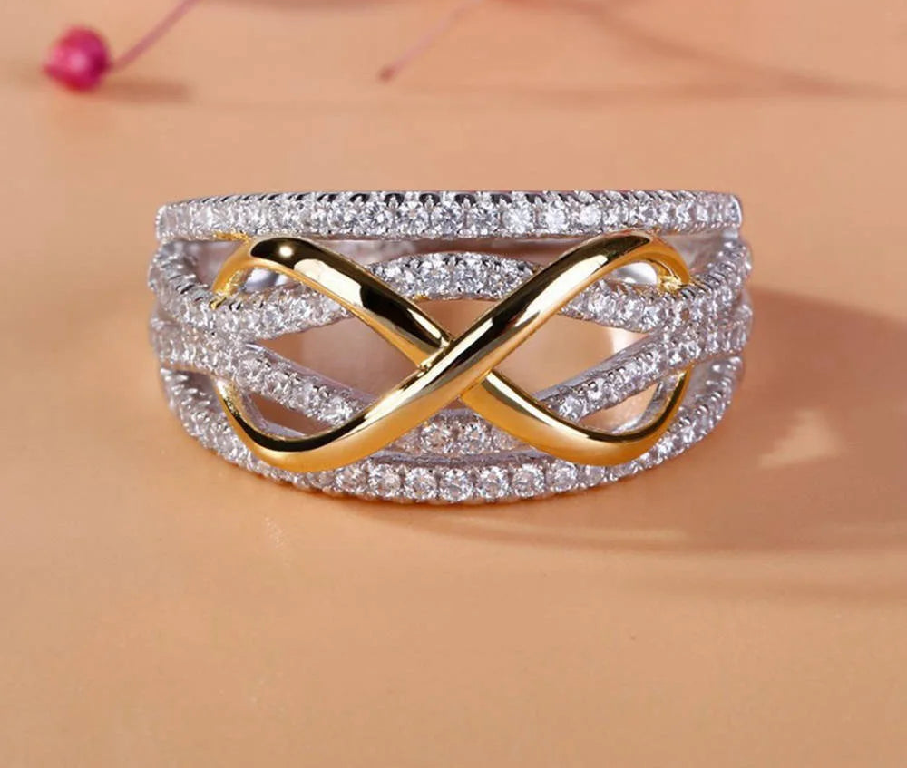 Infinity Love Sterling Silver Ring