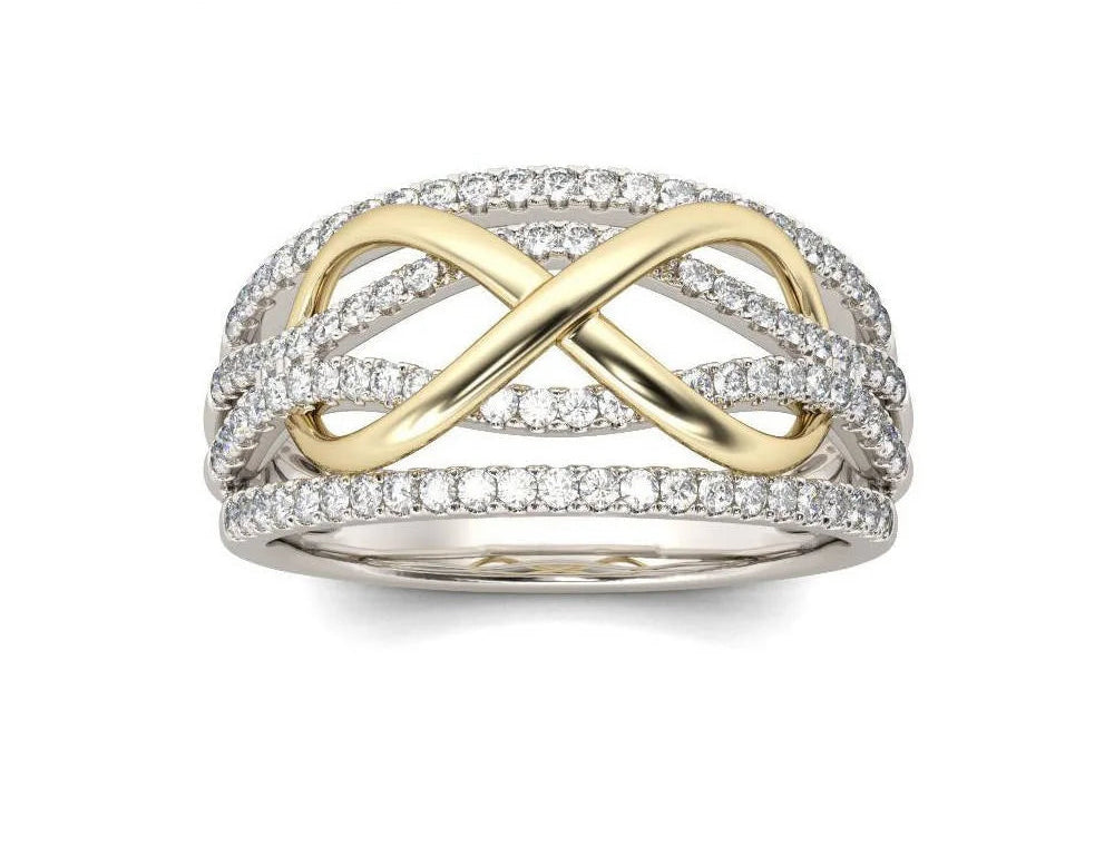 Infinity Love Sterling Silver Ring