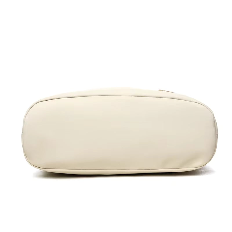 High-Capacity Multi-Pocket Canvas Crossbody Handbag